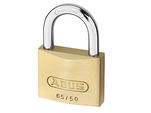 Preisvergleich Produktbild Abus - 65 / 50 50mm Messing Vorhängeschloss Carded - ABU6550C