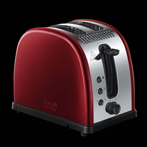 Russell Hobbs 21291-56 Legacy Red Toaster, Schnell-Toast-Technologie, 6 Bräunungsstufen, 1300 Watt, rot - 2