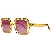 Produktbild Just Cavalli JC748S C49 39Z (shiny yellow / gradient or mirror violet) Sonnenbrillen
