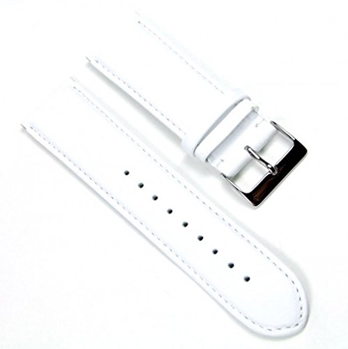 Herzog Beach Uhrenarmband Ersatzband Kalbslederband 24mm Weiss 401124S Herzog Beach Uhrenarmband Ersatzband Kalbslederband 24mm Weiss 401124S