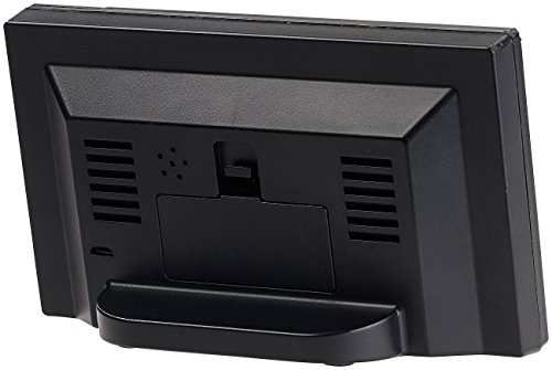 infactory Funkwecker mit Temperatur-Anzeige, USB-Ladestation (2 A), 2 Weckzeiten - 5
