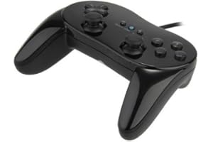 SATKIT Controller di telecomando compatibile con Nintendo Wii, Nero