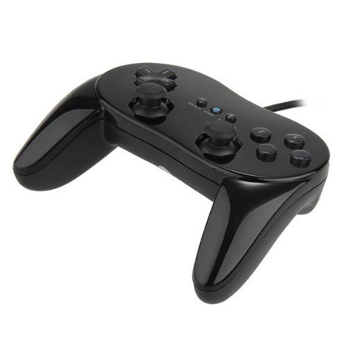MEMTEQ Controlador de mando Compatible con Nintendo Wii Juego Consola Negro