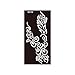 6 Sheets Wrist Body Art Henna Tattoo Stencil Flower Pattern Bracelet Design Women Makeup Party Gift