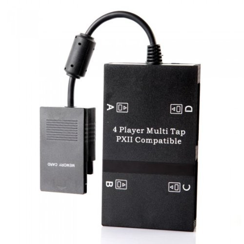 Preisvergleich Produktbild Mehrspieler-Spiel-Adapter - TOOGOO(R) Multitap Mehrspieler-Spiel-Adapter fuer Playstation PS2