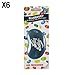 Produktbild Jelly Belly Geschmack Heidelbeere, 3D zum Aufhängen AUTO/Büro Lufterfrischer - 6 Pack