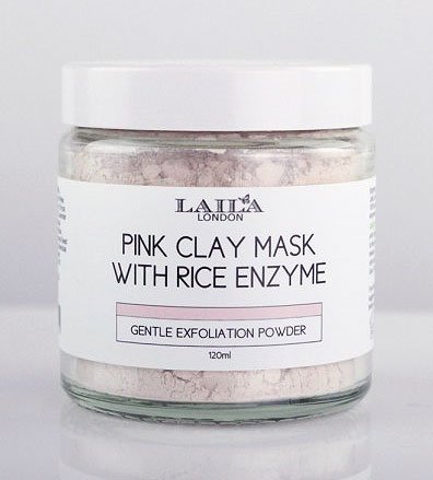 Pure Pink Clay Mask With Rice EnzymeSensitive Skin Acne, Eczema, Spots, 100% Natural Draw Out Impurities Like Magnet