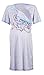 Happy Mama Women's Maternity Hospital Gown Nightie for Labour & Birth. 163p (Blue, UK 12)