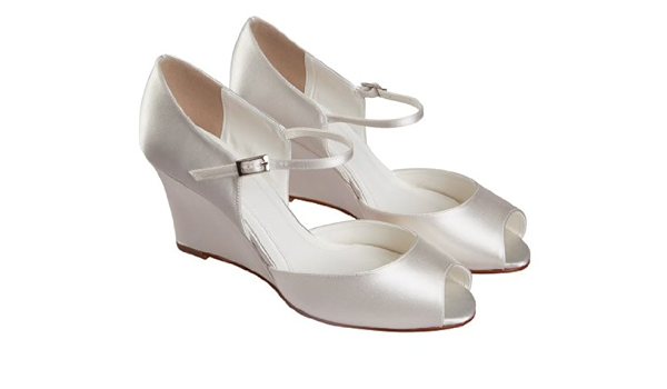 dyeable wedge wedding shoes