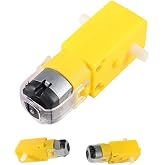 &Ccedil;ift Eksenli Motor Red&uuml;kt&ouml;rl&uuml; 6V 250 Rpm 1 Adet Sarı Dc Motor Arduino Robotik Motor Deney Okul Bilim Araba Yapım