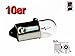 Produktbild 10 x colvic® von Glas freistehend der Leuchtmittel Auto BA9S 12 V T2 W 2 W 233 Side Anzahl von Schwanz des Teller Innen Licht und cz27er Marcato