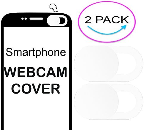 2 x Ultra Thin Privcay Webcam Camera Cover For TP-Link Neffos X1 / X1 Max - White
