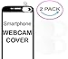 Price comparison product image 2 x Ultra Thin Privcay Webcam Camera Cover For Cat S61 - White