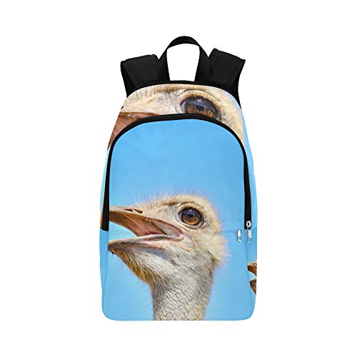 Preisvergleich Produktbild Reizender Kleiner Strauß-Kopf-beiläufiger Daypack-Reisetasche College School-Rucksack für Männer und Frauen