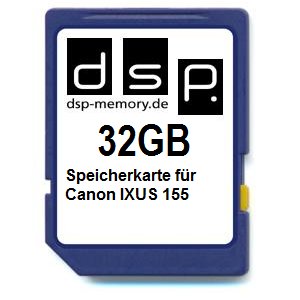 DSP Memory Z-4051557424975 32GB Speicherkarte für Canon IXUS 155