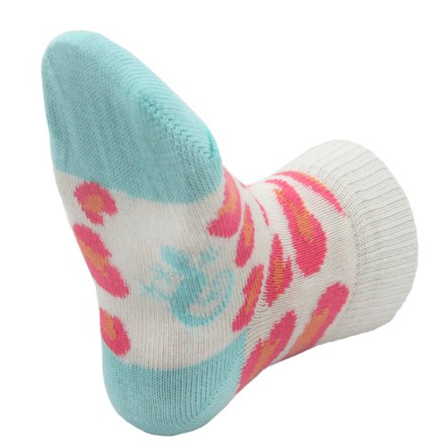 Little Grippers Cream Animal 0-6months Baby Socks with Stay On Technology