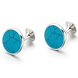 Schöne glänzende Herren Manschettenknöpfe, sehr klassisch und raffinierte, auffällige Knöpfe. Glänzende Metalloberflächen und Details, Eleganz und Ihr Geschmack, sind sehr raffiniert und einzigartig, bietet perfekte Accessoires für Ihren Anzug, Hemd, etc., so dass Sie die attraktivsten unter der Menge.