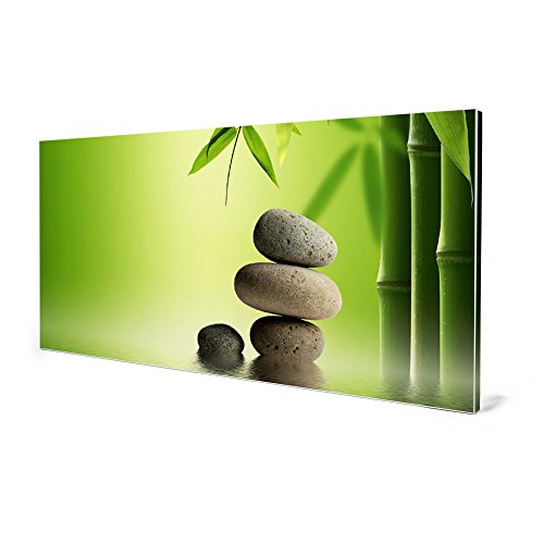banjado – Pinnwand Magnettafel weiß 78cm x 37cm quer mit Motiv Innere Ruhe - 4