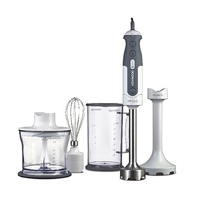 Kenwood HDP402WH Mixeur Plongeant Tribladé Plastique Blanc/Gris 7,3 x 7,3 x 42 cm