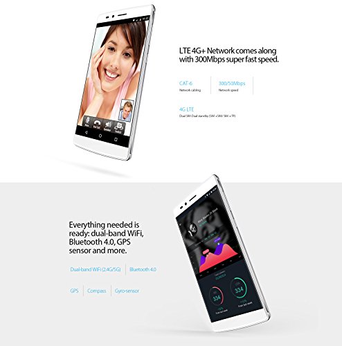 Vernee Apollo Lite Android 6.0Â 4Â G + phablet 5.5Â pollici schermo Arc mtk6797Â Deca di nucleo 4Â GB RAM 32Â GB ROM 16Â MP fotocamera principale di tipo C impronte digitali Corning Gorilla 3