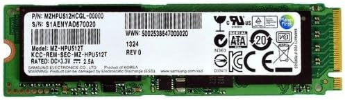 Samsung XP941 MZHPU512HCGL - solid state drive - 512 GB - PCI Express 2.0 x4