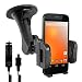 Produktbild kwmobile KFZ Halterung für das Motorola Moto G (2. Gen / 3. Gen) - PKW Auto Halter mit Saugnapf in Schwarz + Ladegerät