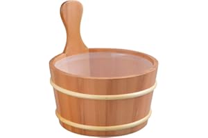 SudoreWell® Secchio per sauna in legno termico scuro