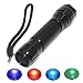 Produktbild HUANGLP Violette UV-Taschenlampe, 800-1200LM Lichtstrom 50 Meter Bestrahlung Blaues Licht Rotes Licht Grünes Licht Lila Licht UV-Lampenperlen Blendlicht,Bluelight