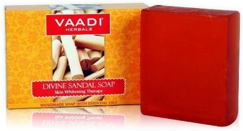 Vaadi HerbalsDivine Sandal Soap With Saffron & Turmeric 75G (2Pcs)