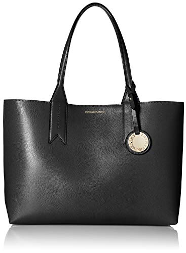EMPORIO ARMANI Logo Shopping Femme Handbag Noir