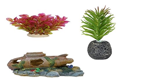 Jainsons Aquarium Decoration Combo Items
