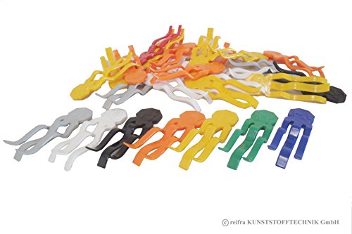 Steckklammern "Tiermotiv" 30 Stück farbig gemischt - Sonja-PLASTIC - Made in Germany
