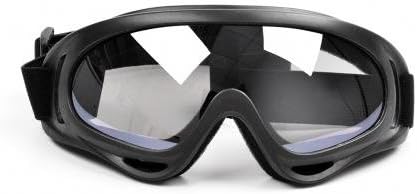 Blocklite Windproof Anti-Fog Snowboard Skiing Skate Snow Goggles Protetive Eyewear Glasses Black