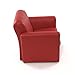 Kids armchair red | Faux leather | Children's armchair for boys and girls | Toddler couch | Tub Upholstered Foam Baby Chair Seat Stool for reading and play