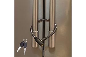 Urban August Kühlschrankschloss: Multifunktionales Kabelschloss für Kühlschränke und Schränke (1 Stück)