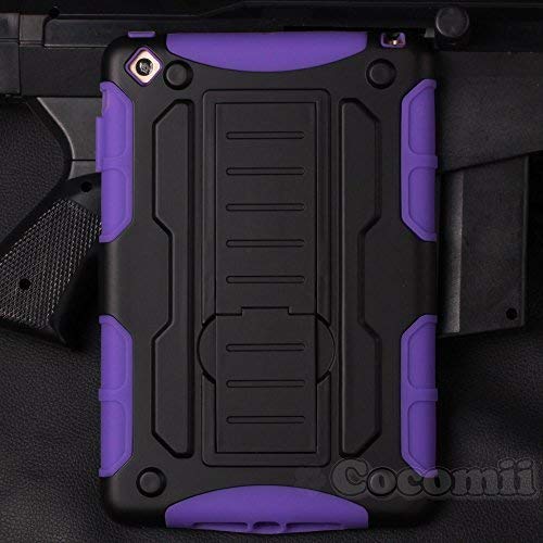 Cocomii Robot Armor iPad Mini 3/2/1 Funda Nuevo [Robusto] Superior Táctico Sujeción Soporte Antichoque Caja [Militar Defensor] Cuerpo Completo Sólido Case Carcasa for Apple iPad Mini 3/2/1 (R.Purple)