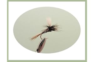 TROUTFLIESUK 6 Pack of Adams Parachute Trout Flies Choice