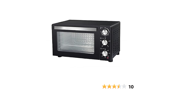 FORNO ELETTRICO 23LT MELCHIONI NERO VENTILATO 1200W : Amazon.it: Casa e  cucina