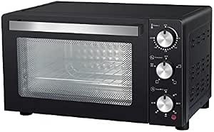FORNO ELETTRICO 23LT MELCHIONI NERO VENTILATO 1200W : Amazon.it: Casa e  cucina