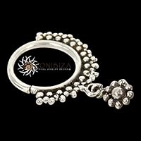 Silberner Nasenring - silberner Nasenreifen - indischer Nasenring - Tribal Nasenring - Nasenschmuck - Nasenpiercing - winziger Nasenring - Nasenlochschmuck - Nasenlochring - Piercing Schmucksachen