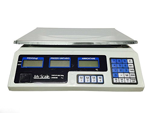 lscommerce® Elektronische Waage Profi-Werkbank Digital 40 kg Dual Display NEW 5 gr