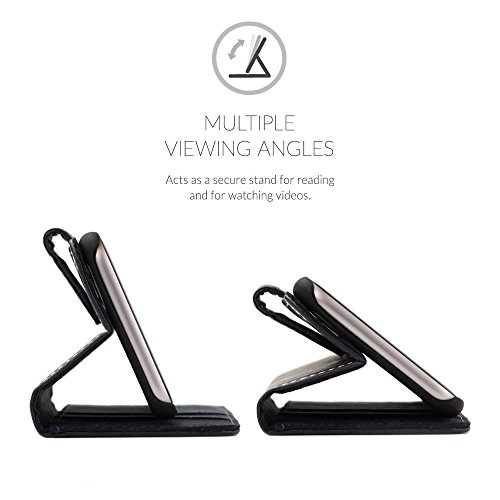 iPhone 6 and 6S Case, Snugg Riverside Blue Leather Flip Case [Card Slots] Executive Apple iPhone 6 and 6S Wallet Case Cover and Stand [Lifetime Guarantee] - Legacy Series