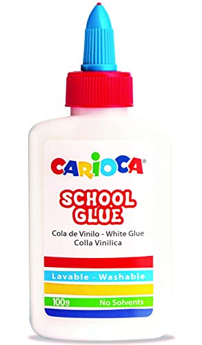 Carioca 42768 - Bote de cola lavable sin disolventes multicolor