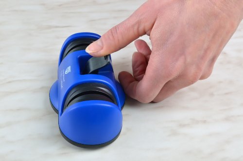 GRÄWE® stabiler Messerschärfer mit Saugfuss und 2 Stationen - 2
