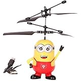 flying minion helicopter with hand sensor