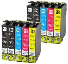 axartoner Epson T1631/T1632/T1633/T1634 – 16 x l Compatible Ink Cartridges Pack 10