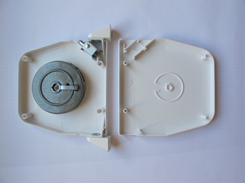 Gurtwickler Aufputz weiß ohne Gurt schwenkbar mini - 2