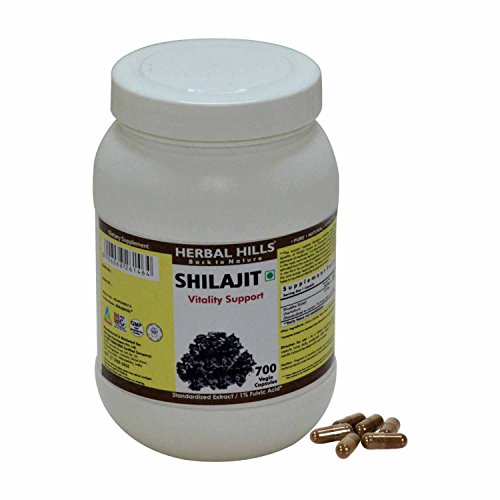 Preisvergleich Produktbild Herbal Hills Shilajit 700 Vegie Capsules