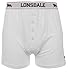 Produktbild 2 x LONSDALE Herren Unterwäsche Boxershorts Trunk Boxer Shorts Weiß (M)