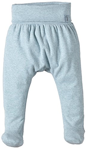 LANA natural wear Unisex Baby Hose Finn Plain Trousers, Blue (Blue Air 516), 6-9 Months (Manufacturer size: 74)